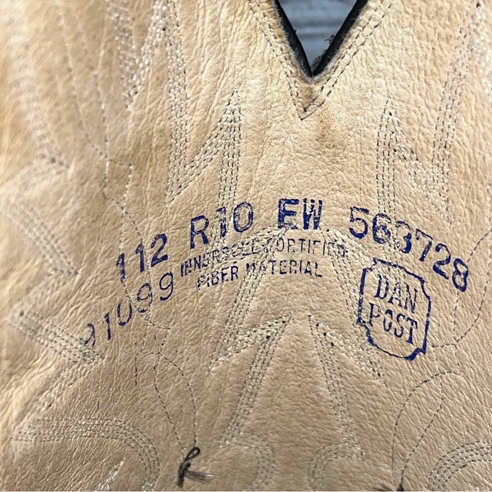 ✅SOLD✅ Dan Post Western Leather Cowboy Boots - Picture 8 of 17